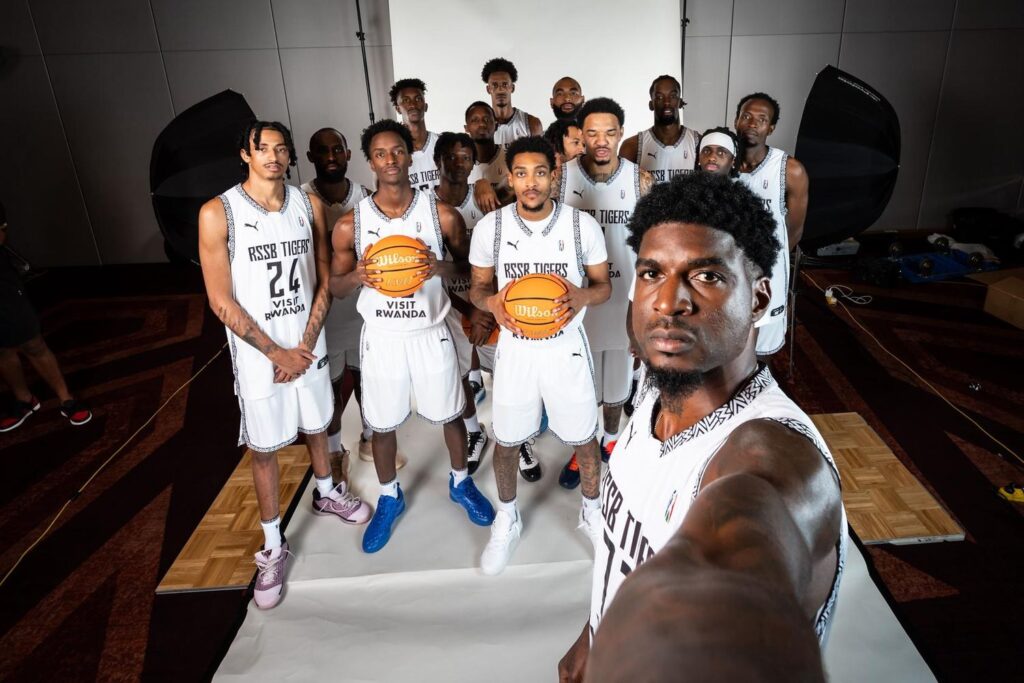 L’effectif des RSSB Tigers, champions de la Basketball Africa League